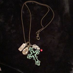 Plunder cross necklace